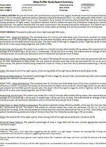 Sleep Profiler Study Report